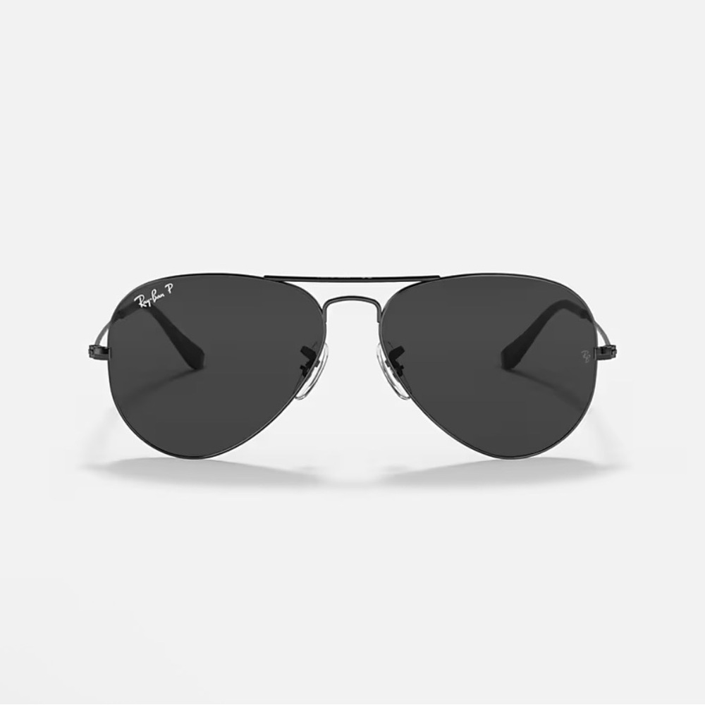 NEW Ray-Ban Women Aviator Extra Small Sunglasses, Black Frame with Dark Lenses